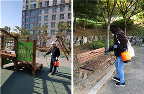 코로나19극복 희망일자리 사업 및 지역일자리사업 현장 사진.[경기도 제공]